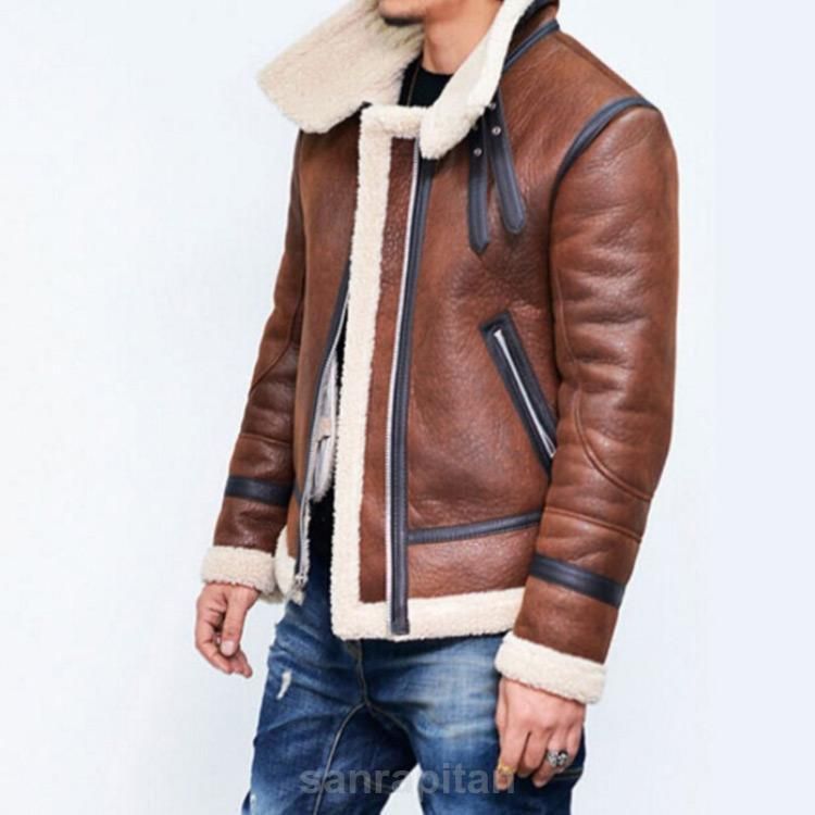 革 ライダース ムートンジャケット メンズ リューグーレザーズ レザージャケット バイカージャケット 革ジャン 皮ジャン 本皮ジャンパー 裏