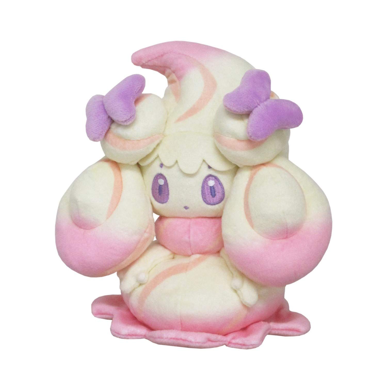 三英貿易 ポケットモンスター ALL STAR COLLECTION マホイップ ルビーミックス リボンアメざいく S W15.5×D12.5×H18cm ぬいぐるみ ポケモン PP181 マホイップ ルビーミックス リボンアメざいく S