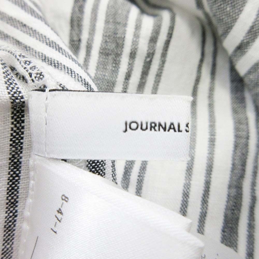 ジャーナルスタンダード リネンキーネックカフタンワンピース ストライプ ロング ジャーナルスタンダード リネンキーネックカフタンワンピース