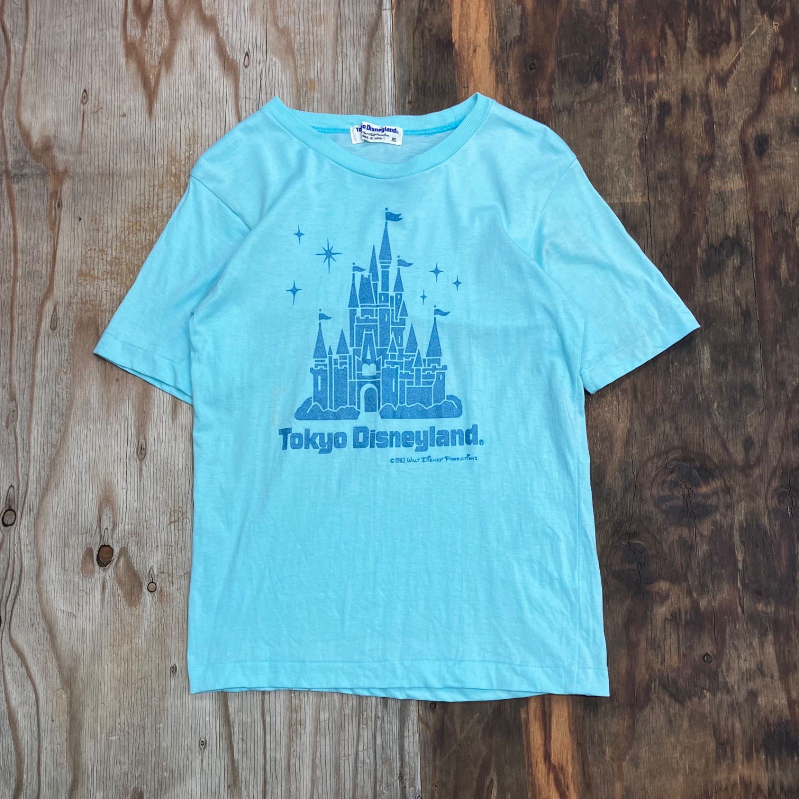 ディズニー Tシャツ シンデレラ城 ヴィンテージ ディズニーランド 美品 ディズニー Tシャツ シンデレラ城 ヴィンテージ