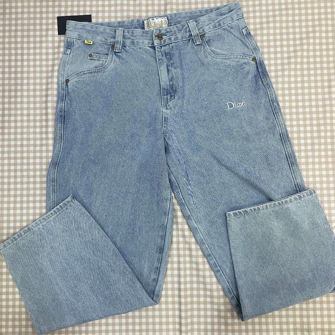 Dime ダイム バギージーンズ デニムジーンズ ブルー Lサイズ Dime - 残りわずかClassic Baggy Denim Pants | ACRMTSM ONLINE STORE