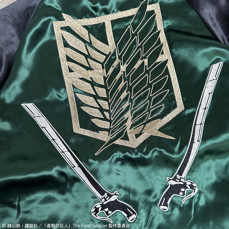 絡繰魂 からくりだましい × 進撃の巨人コラボ リヴァイ 柄 刺繍