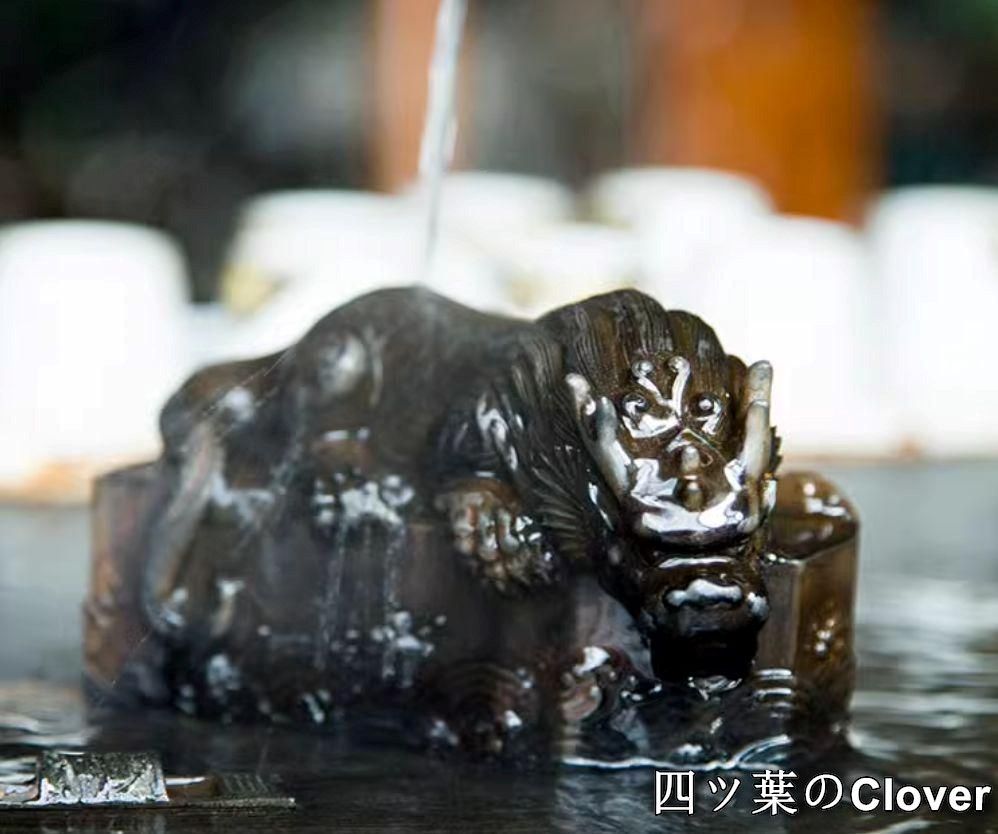 水を避ける獣カデ蝮 卓上 招財 茶寵 文机 文鎮 書道具 装飾品 工芸品