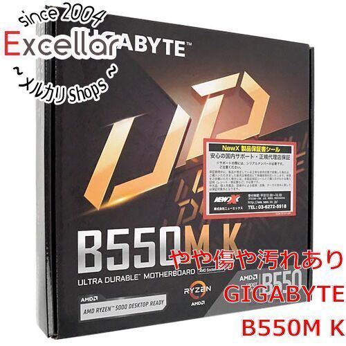 bn:6] GIGABYTE MicroATXマザーボード B550M K Rev.1.0 SocketAM4 元箱