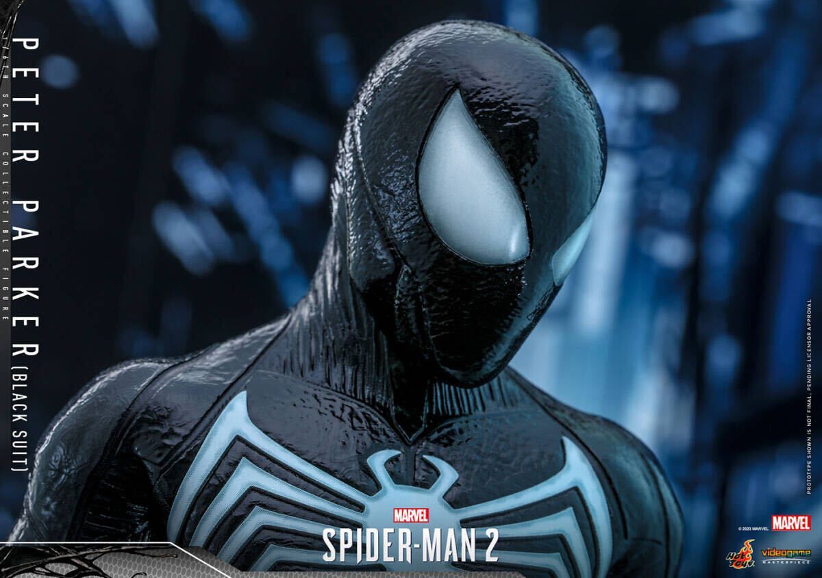 ホットトイズMarvel's Spider-Man 2』ブラックスーツ新品未開封 ビデオゲーム・マスターピース】『Marvel's Spider-Man 2』1/6