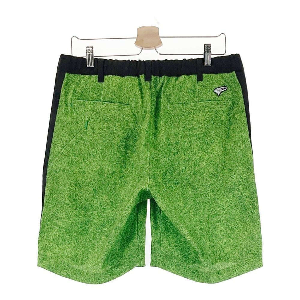 サイズ XL BEAMS GOLF ビームスゴルフ モデル ストレッチハーフパンツ 総柄 グリーン系 240101465714 ゴルフウェア メンズ ストスト