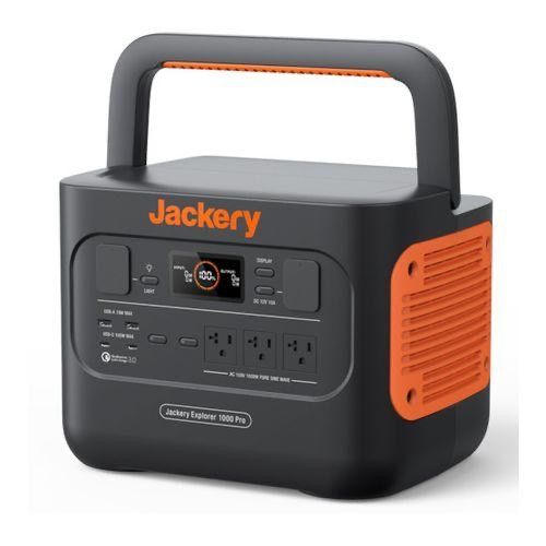 みJackery ポータブル電源 1000 Pro ポータブルバッテリー 1.8時間 フル充電 大容量 1002Wh 家庭用 アウトドア用 バックアップ電源 節電 停電対策 純正弦波 MPPT制御 AC 1000W 瞬間最大2000W