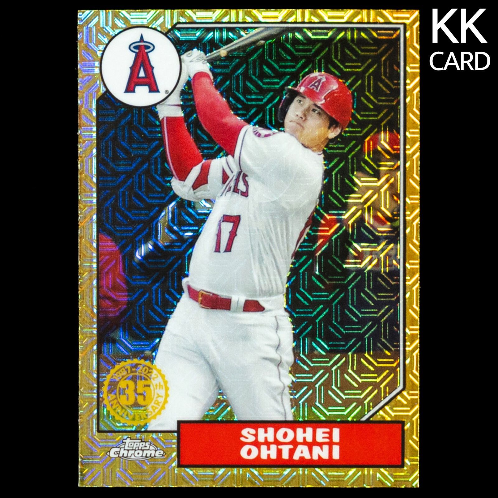 大谷翔平 2022 Topps Series One Silver Pack Chrome リフラクターカード No.T87C-1 KK CARD -  メルカリ