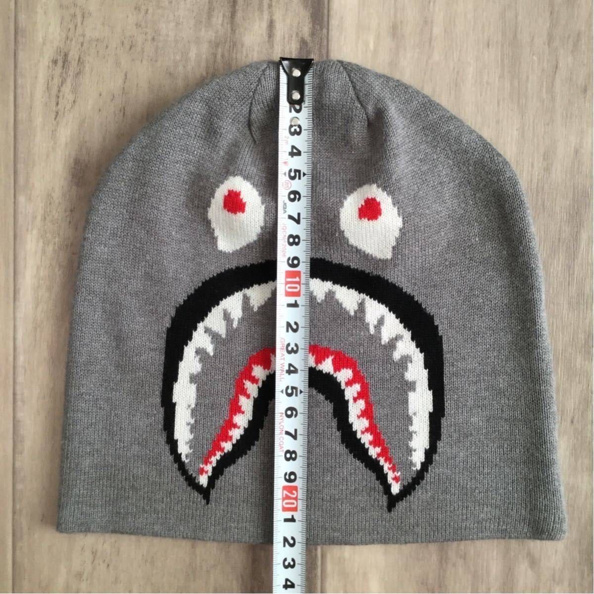 BAPE シャーク ニット帽 shark ビーニー ニットキャップ ベイプ