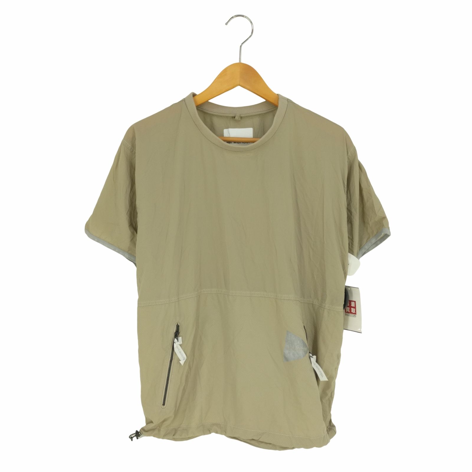 アンドワンダー and wander PERTEX wind T パーテックス ウインドTシャツ メンズ JPN：2 