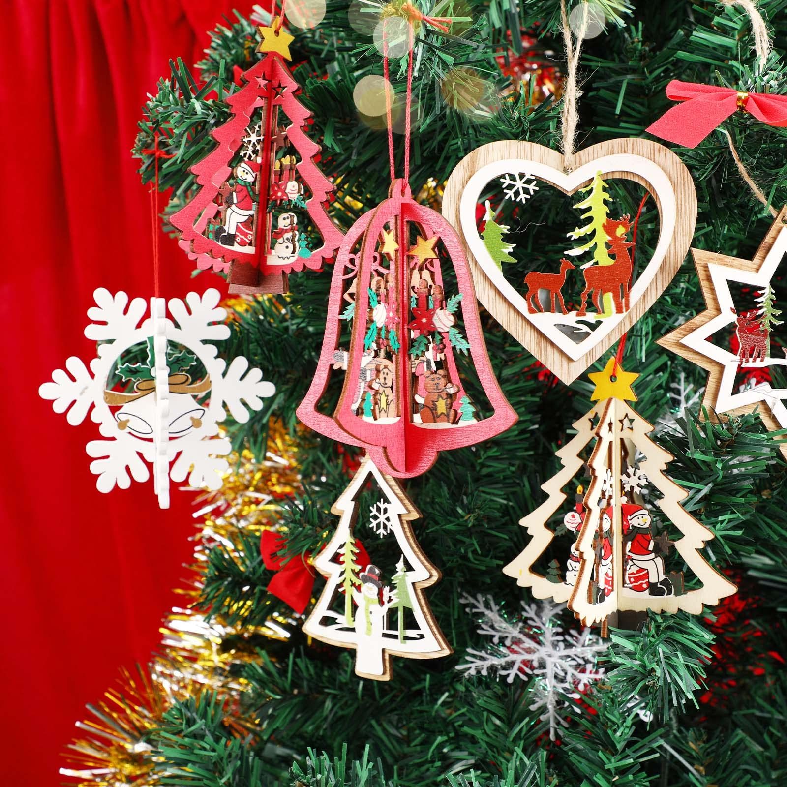 迅速発送】JANLOFO 14個セット クリスマスツリー オーナメント