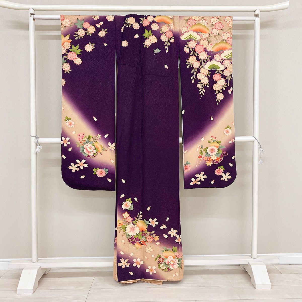 ガード加工 花籠柄