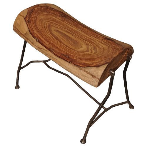 アフリカ ブルキナファソ ウッド＆アイアンベンチ No.3 スツール 椅子