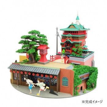 スタジオジブリ作品シリーズ S MIX 千と千尋の神隠しジオラマ MK07-42 ジオラマ ペーパークラフト ミニチュアアート アート インテリア キット