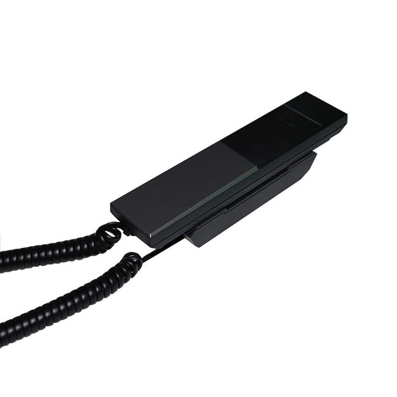 ホテル客室や企業の受付向け電話機 シモール ネオ NS-R01SD MS 黒 0