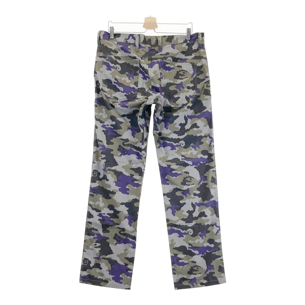 サイズ 4 DANCE WITH DRAGON ダンスウィズドラゴン ロングパンツ チェック 迷彩 カモフラ柄 グレー系 240101514524 ゴルフウェア メンズ ストスト