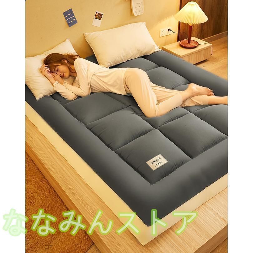 敷布団 マットレス 敷きパッド シングル 敷きふとん ダブル ふわふ わ 寝具 ベッド お昼寝 車中泊 ごろ寝クッション 軽量 折りたたみ しき布団 マット dVGr284