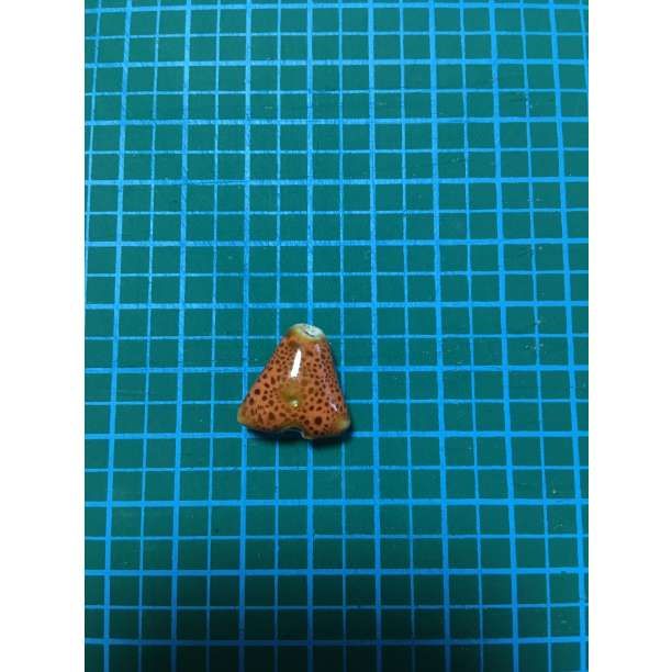 ①30個 セラミック 陶器玉 ビーズ 三角 民族風 とんぼ玉 エスニック