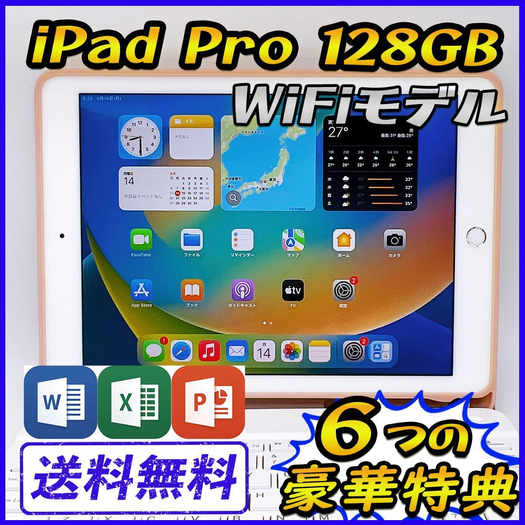 大容量】iPad Pro 128GB Wi-Fiモデル【豪華特典付き】管理番号：550