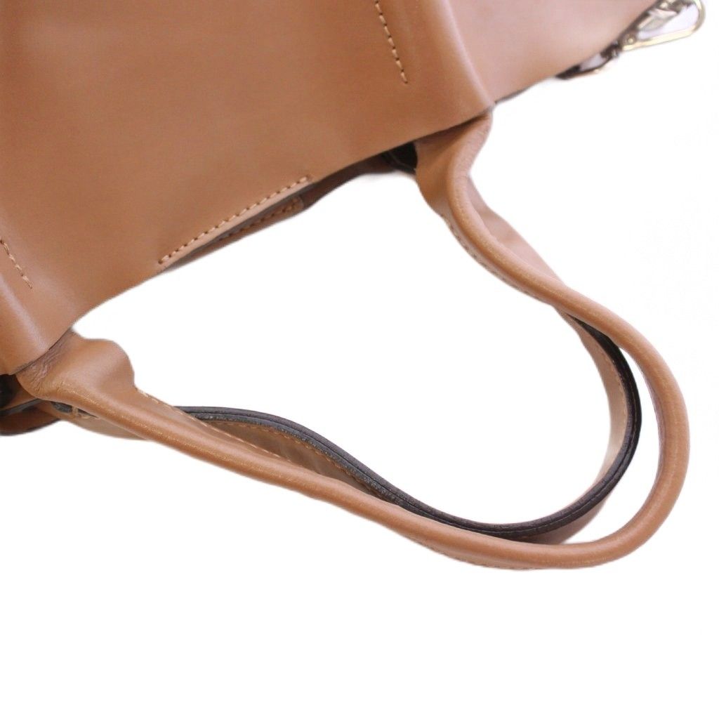 ジャンニキャリーニ ブラウンレザー2wayバッグ ジャンニキャリーニ GIANNI CHIARINI 2WAY トートバッグ