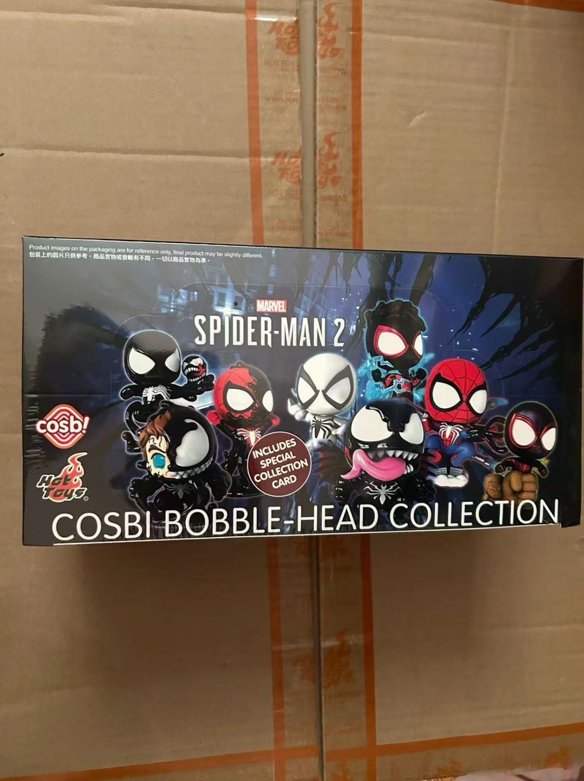 HotToys Marvel s Spider-Man 2 Cosbi Bobble-Head Collection シリーズ アソートボックス フィギュア セット 1BOX 8ピース入り