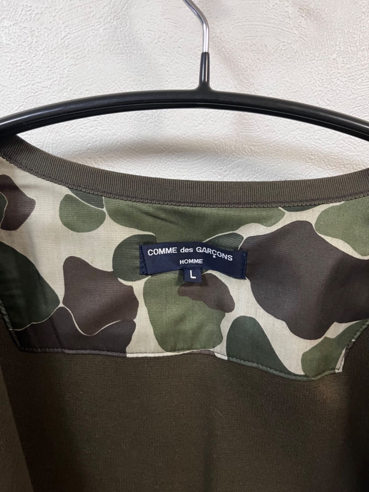 コムデギャルソンオム2023AW 綿ダブルフェイスナイロンツイル