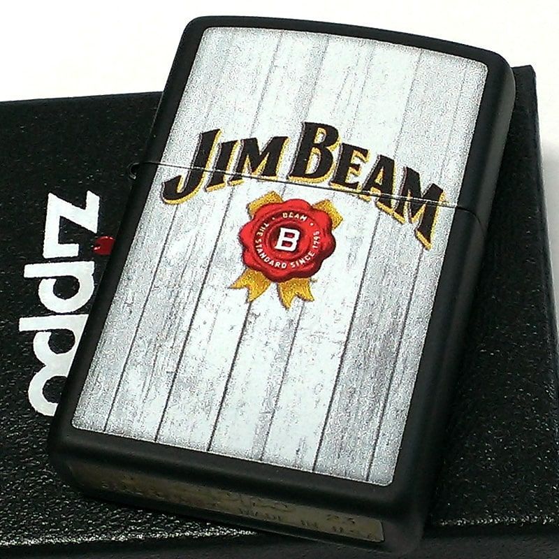 ZIPPO ジッポ ライター ジムビーム バーボン ウイスキー ZIPPO シルバー JIM BEAMお酒 メンズ おしゃれ ギフト プレゼント