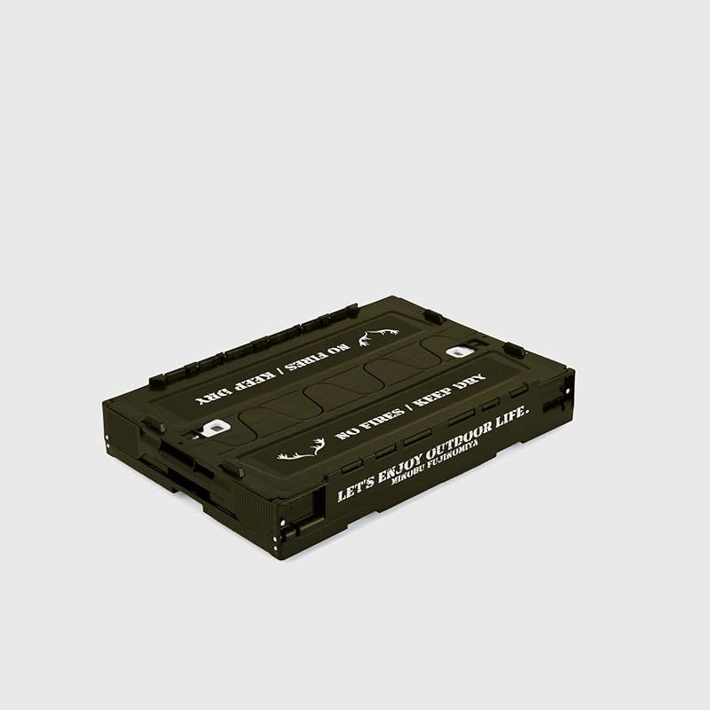 グルーヴガレージ Groove Garage ゆるキャン アウトドアショップ カリブー 折りたたみコンテナ 1