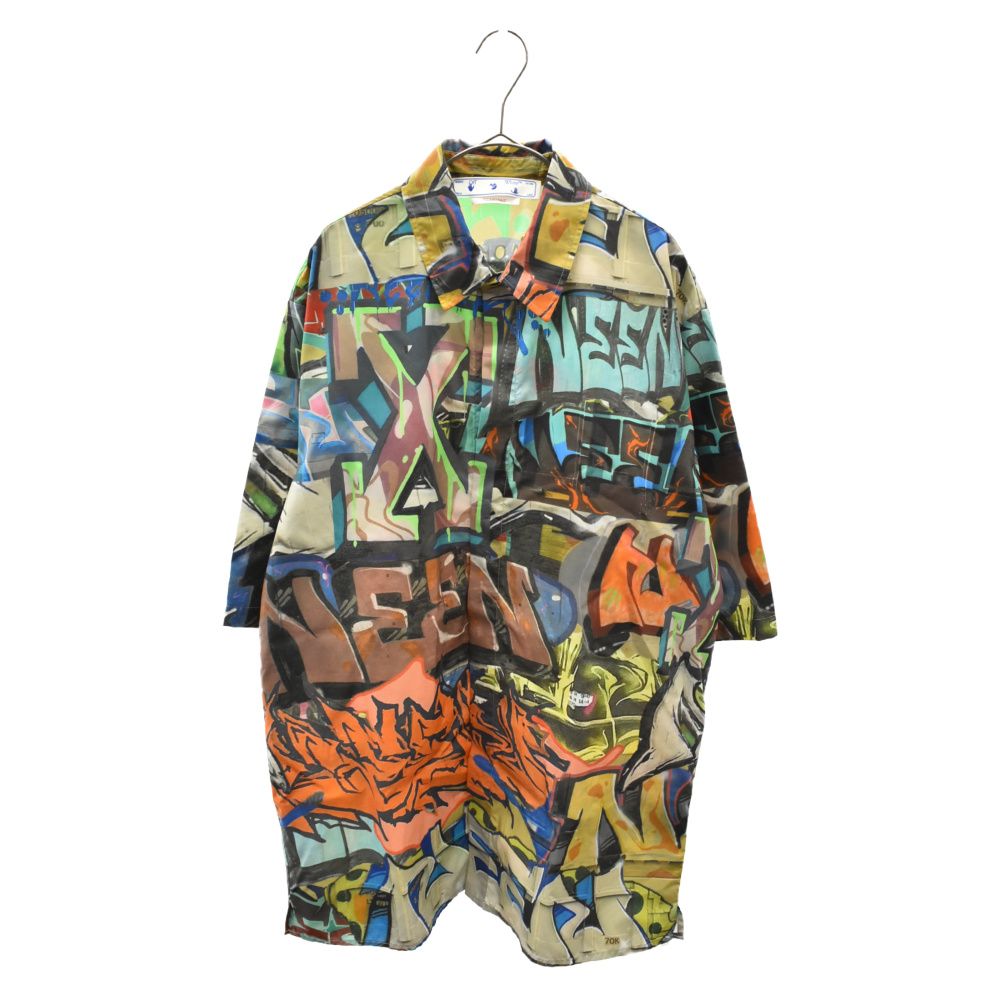 OFF-WHITE (オフホワイト) 22SS グラフィティプリント半袖シャツ 