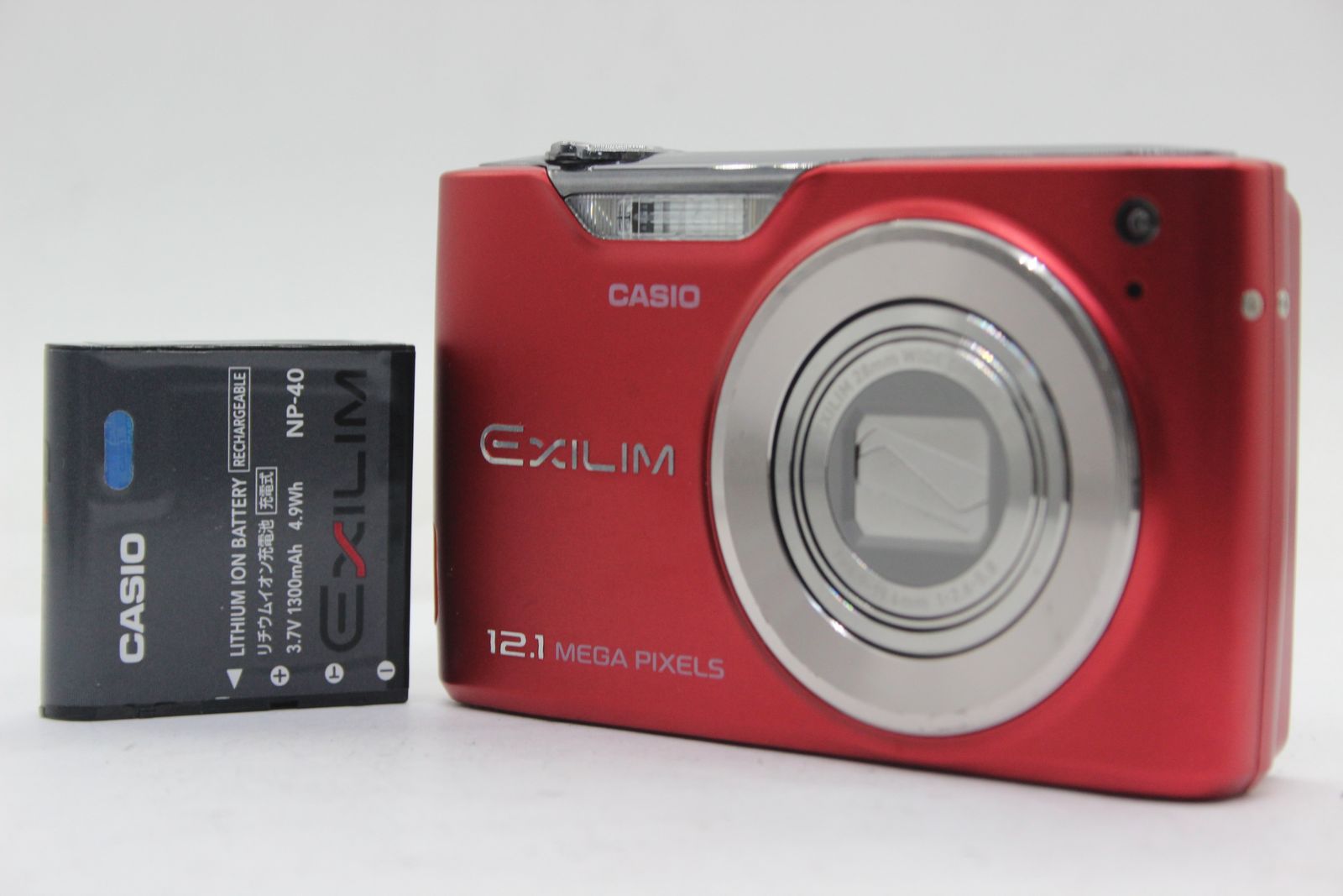 美品 返品保証】 カシオ Casio Exilim EX-Z450 レッド 28mm Wide 4x 