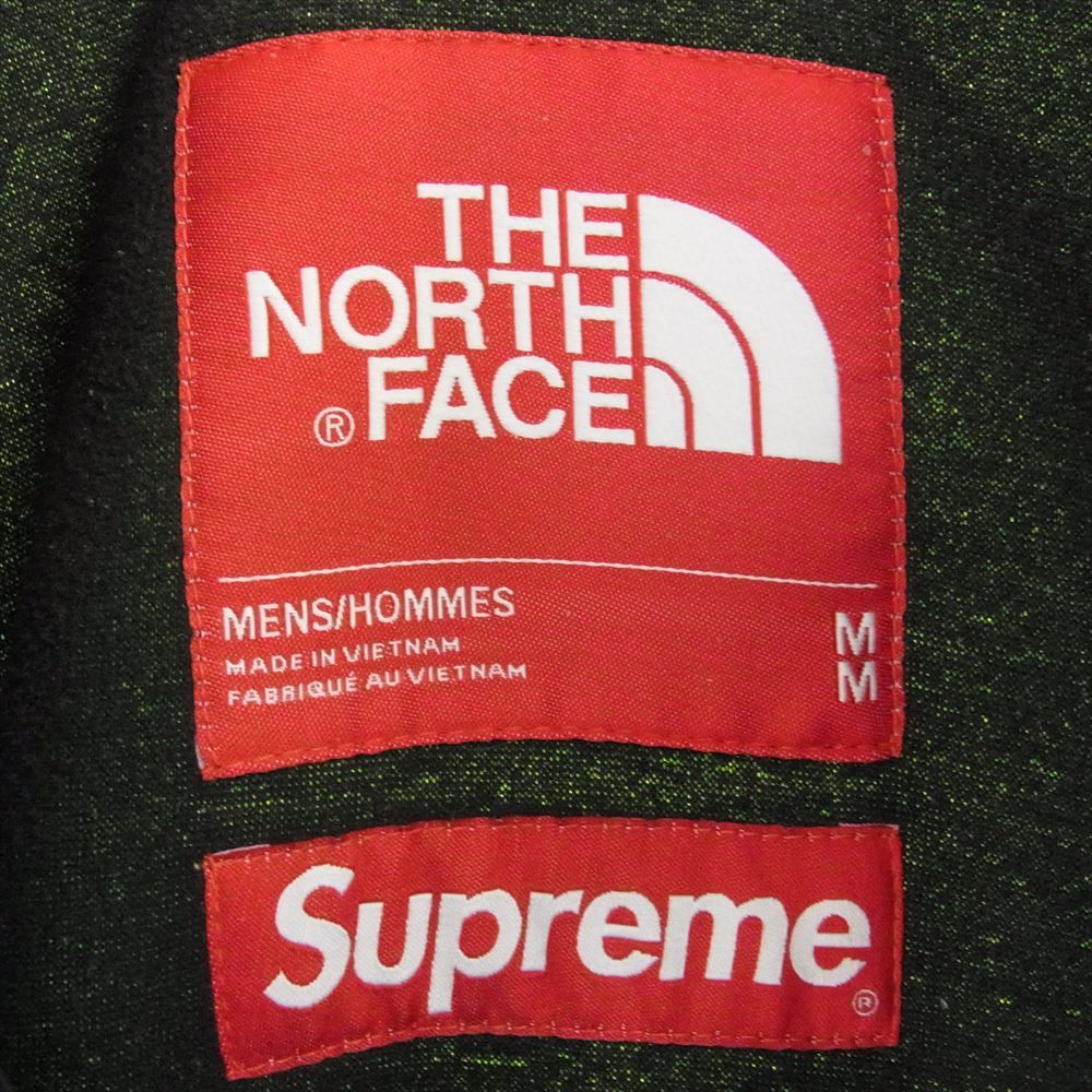 約52cm着丈Supreme シュプリーム ジャケット 20AW NT62004I × THE NORTH FACE ノースフェイス 国内正規品 S Logo Hooded Fleece Jacket  ロゴ フリース ジャケット ライトグリーン系 M
