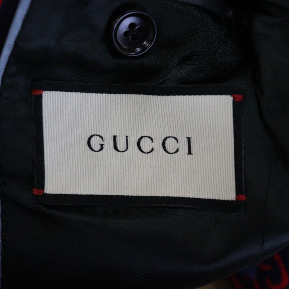 GUCCI (グッチ) 20SS GG Logo Tailored Collar Jacket GGロゴ 総