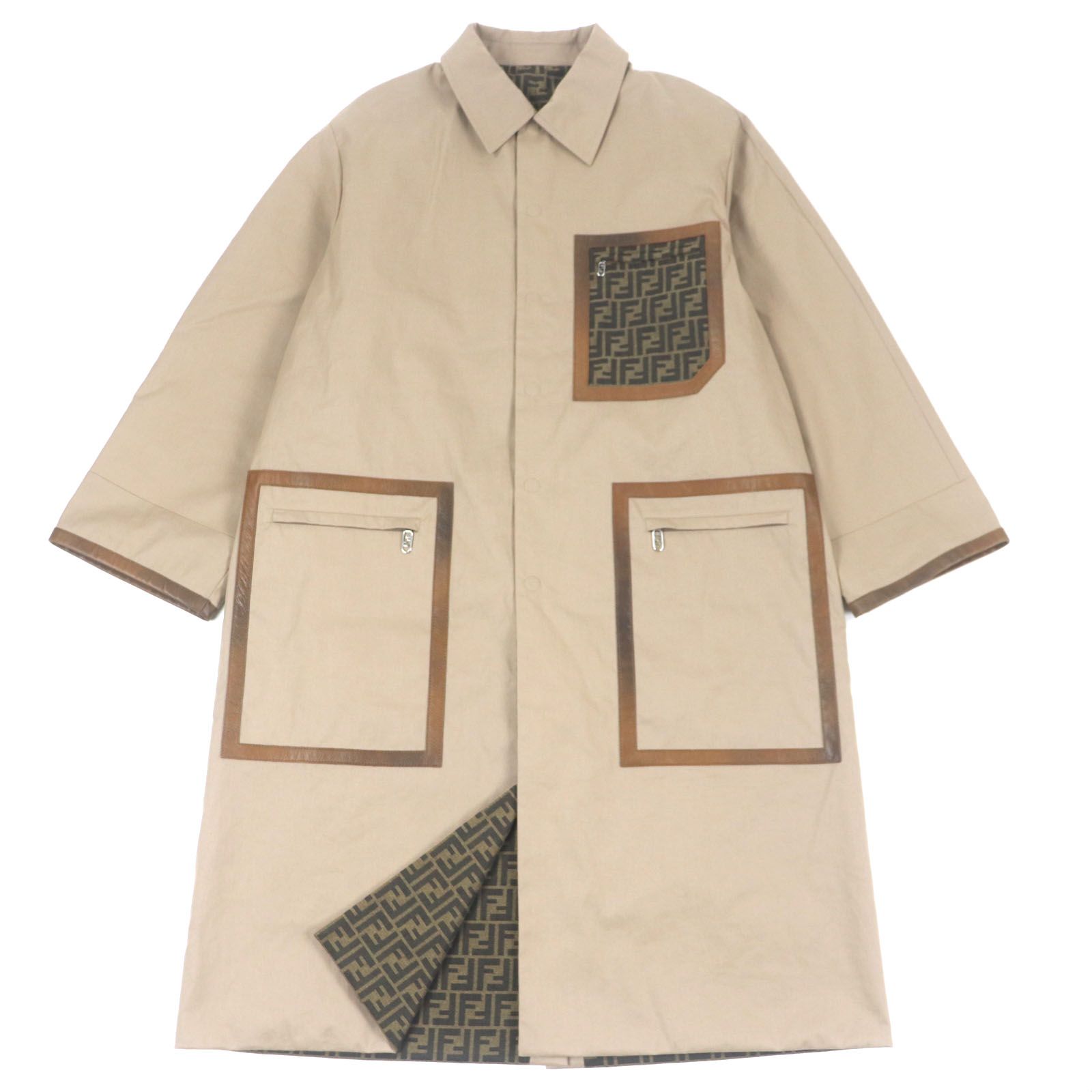未使用品▽FENDI フェンディ 2023年製 FF0741 FFロゴ ズッカ柄