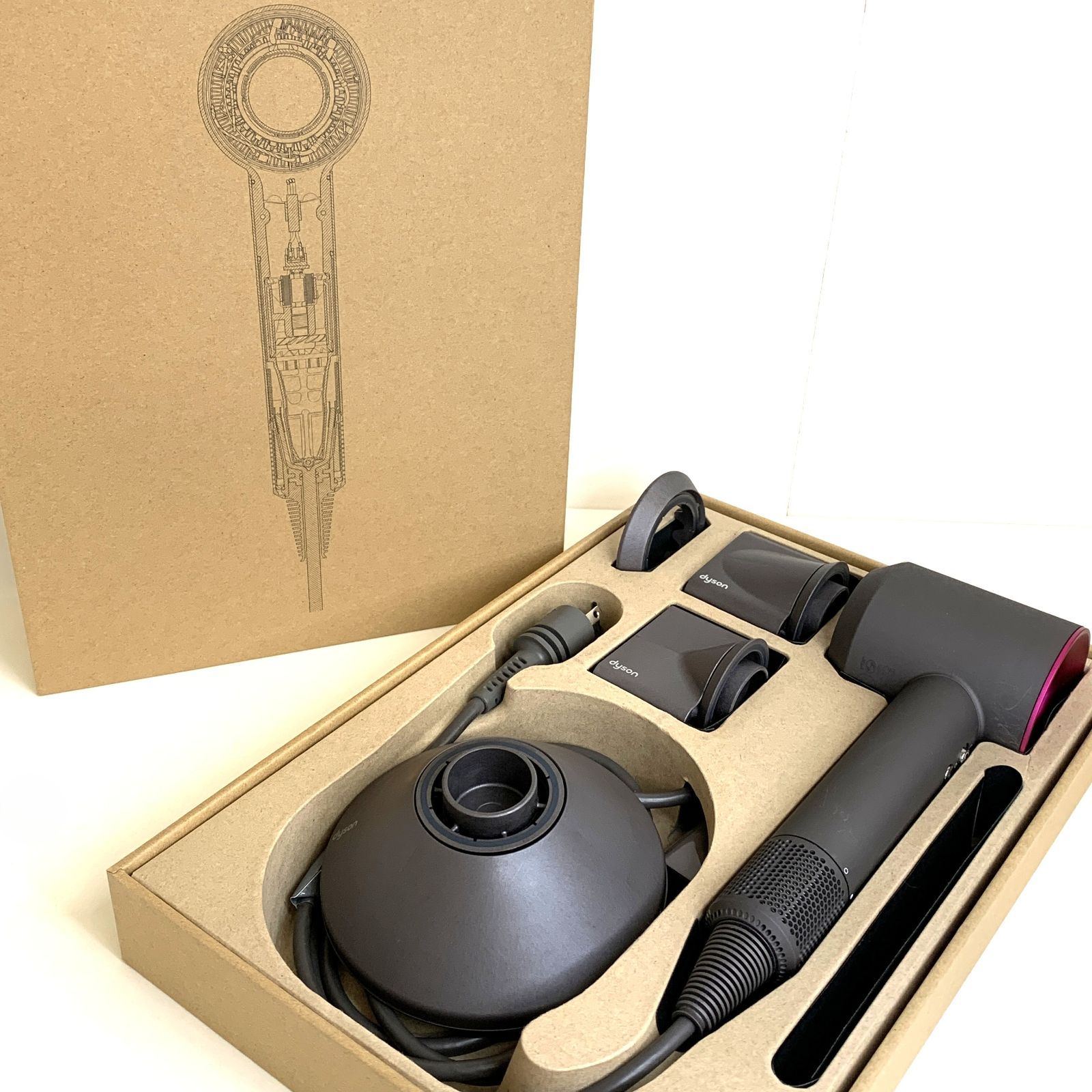 現状品】※難あり dyson supersonics ionic ドライヤー ダイソン