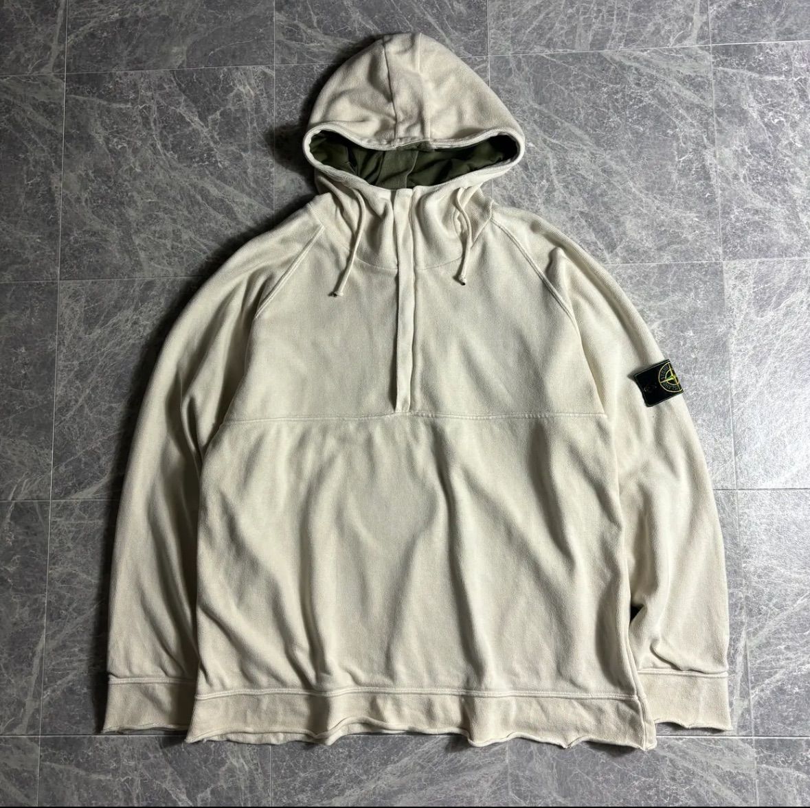 1990s STONE ISLAND Half Zip Hoodie 
