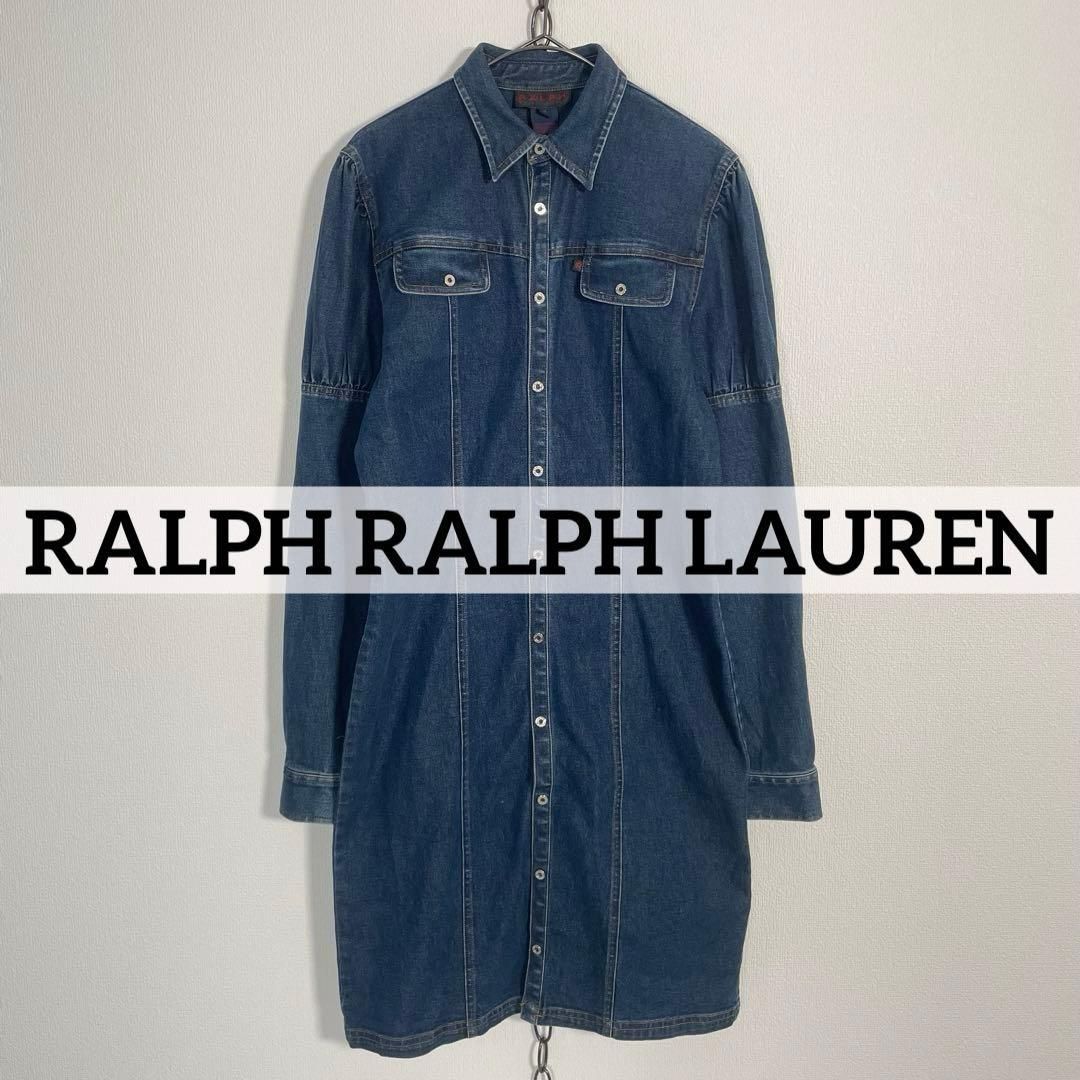 90s ヴィンテージ 希少 RALPH RALPH LAUREN デニムワンピース ラルフ