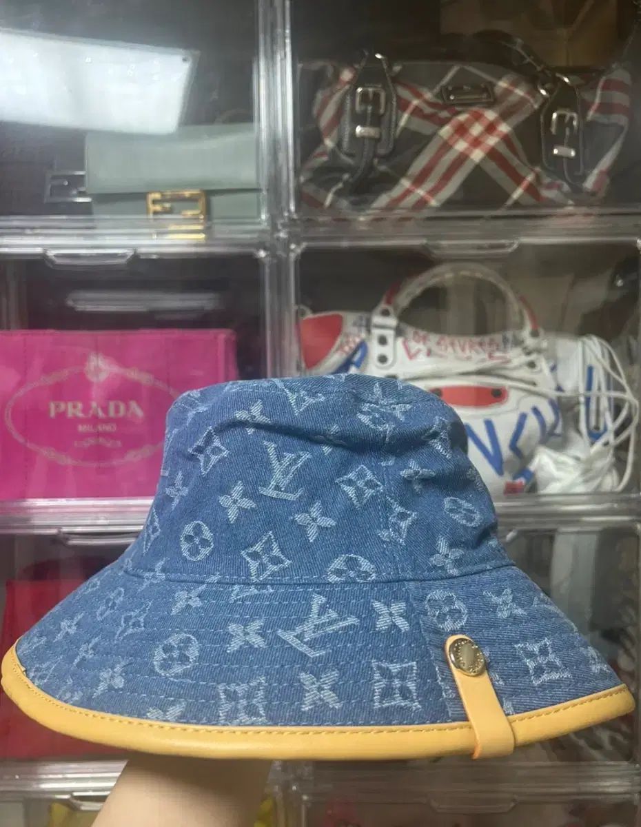うみ　louis vuitton ルイヴィトン　ハット　デニム　帽子 LOUIS VUITTON ルイヴィトン NIGO/デニムハット Bランク. : 質屋