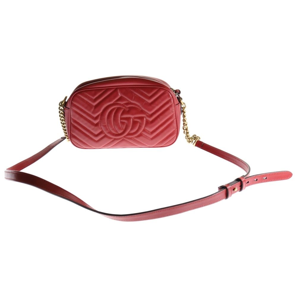 GUCCI (グッチ) GGマーモント キルティング チェーン ショルダー