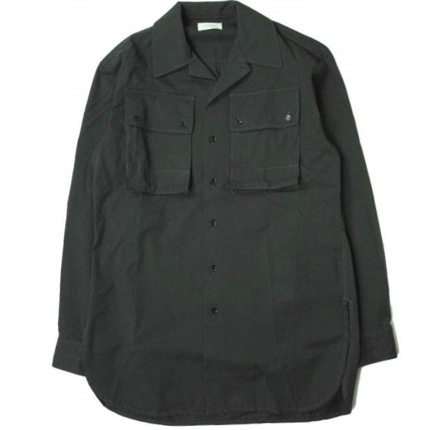 新品 LEMAIRE ルメール 22SS MILITARY SHIRT オープンカラー