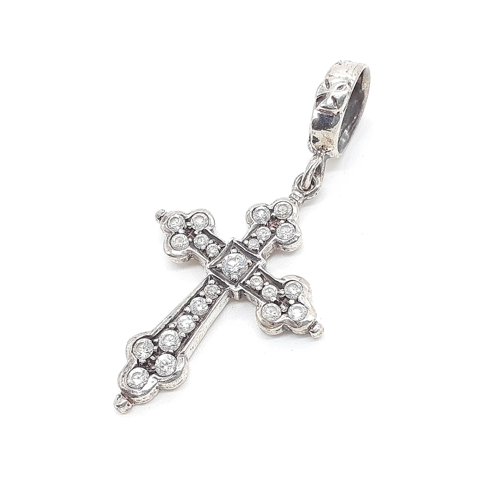 Loree Rodkin ローリーロドキン ネックレス ペンダントトップ ヴィンテージ シルバー ゴシッククロス ミディアム T017