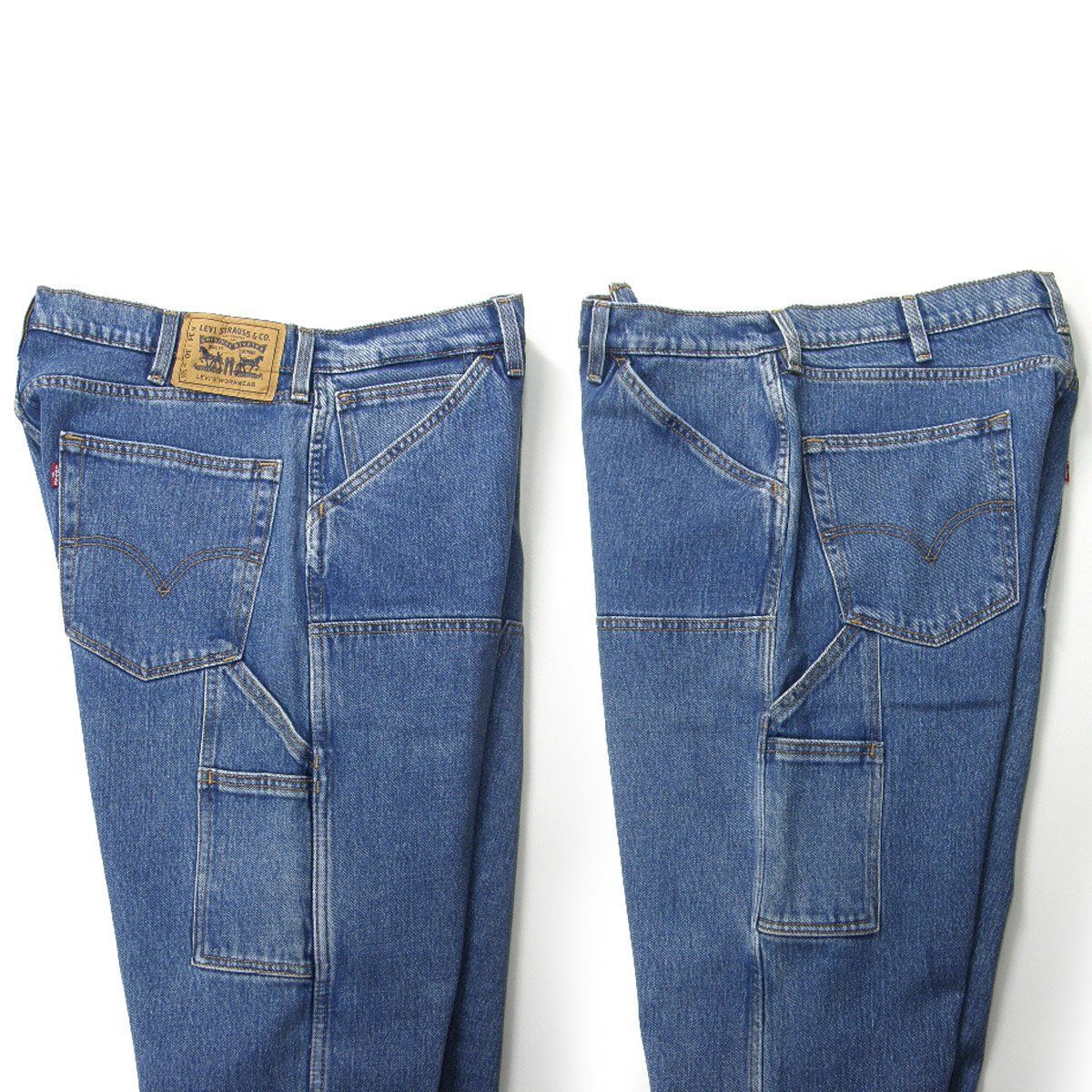 LEVI'S 565 ダブルニー デニムペインターパンツ インディゴ W36 中古・古着通販】LEVI'S WORKWEAR (リーバイスワークウェア) 565