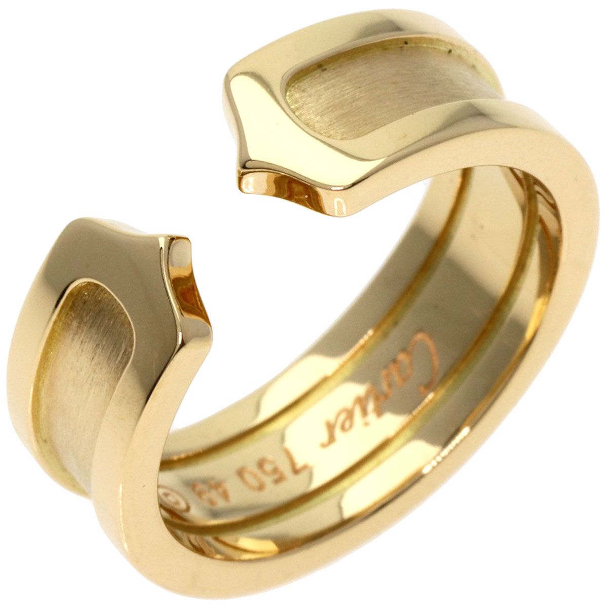 CARTIER カルティエ C2リング SM リング・指輪 K18YG K18PG K18WG 