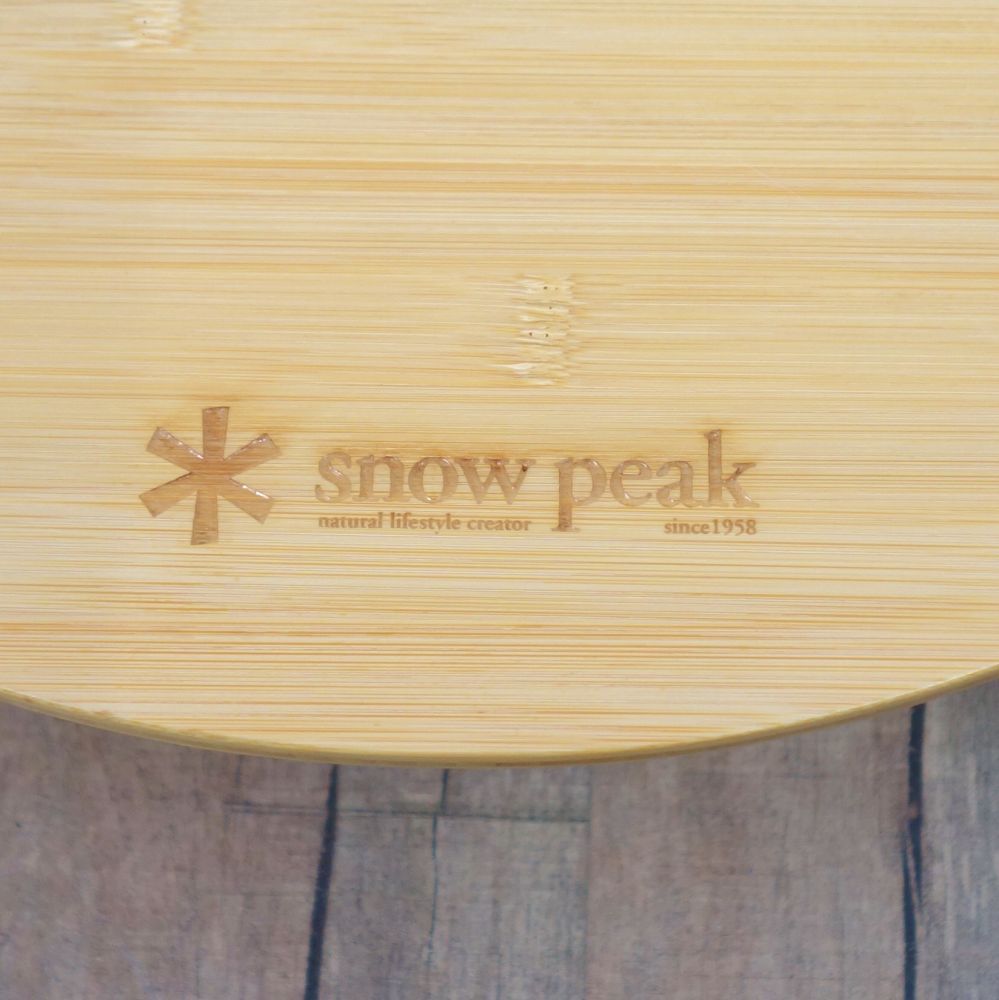希少　美品　廃盤　 peak ちゃぶ台S 廃盤 希少 スノーピーク snowpeak ワンアクション ちゃぶ台竹S LV