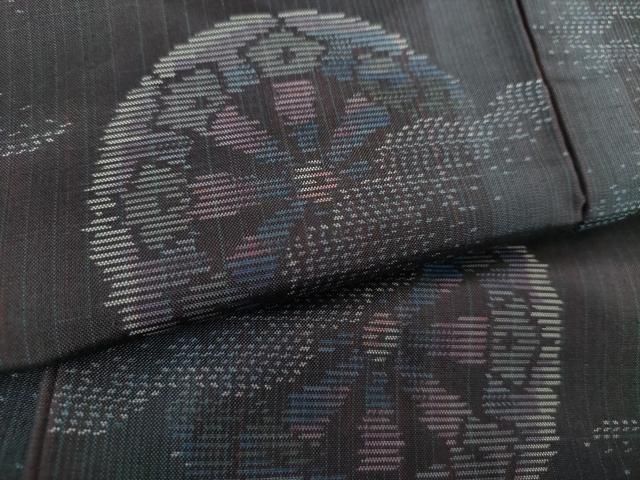 平和屋着物○本場大島紬 夢千代 雲取り源氏車 池田正一織物謹製 さが美