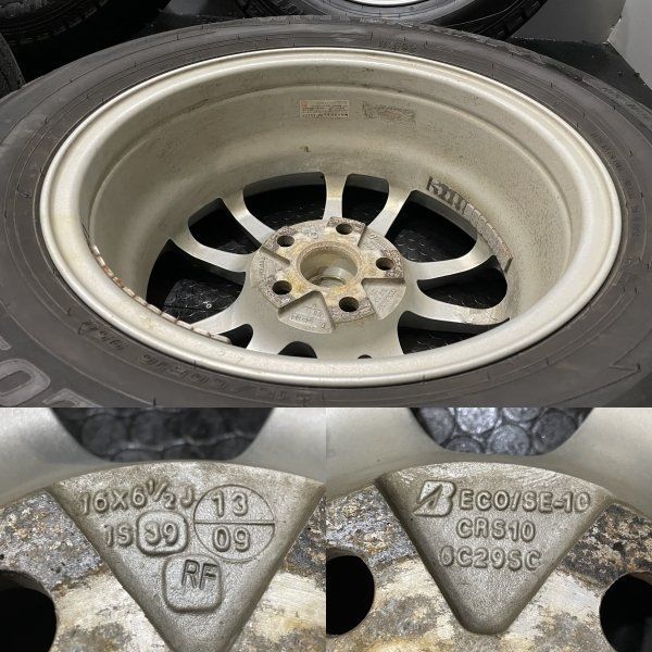 タイヤ走行短め【DL WM02 215/60R16】スタッドレス【ECO FORME SE10 16