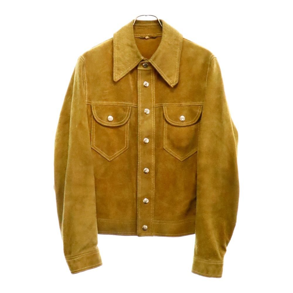 VINTAGE (ヴィンテージ) スエード レザー トラッカー ジャケット