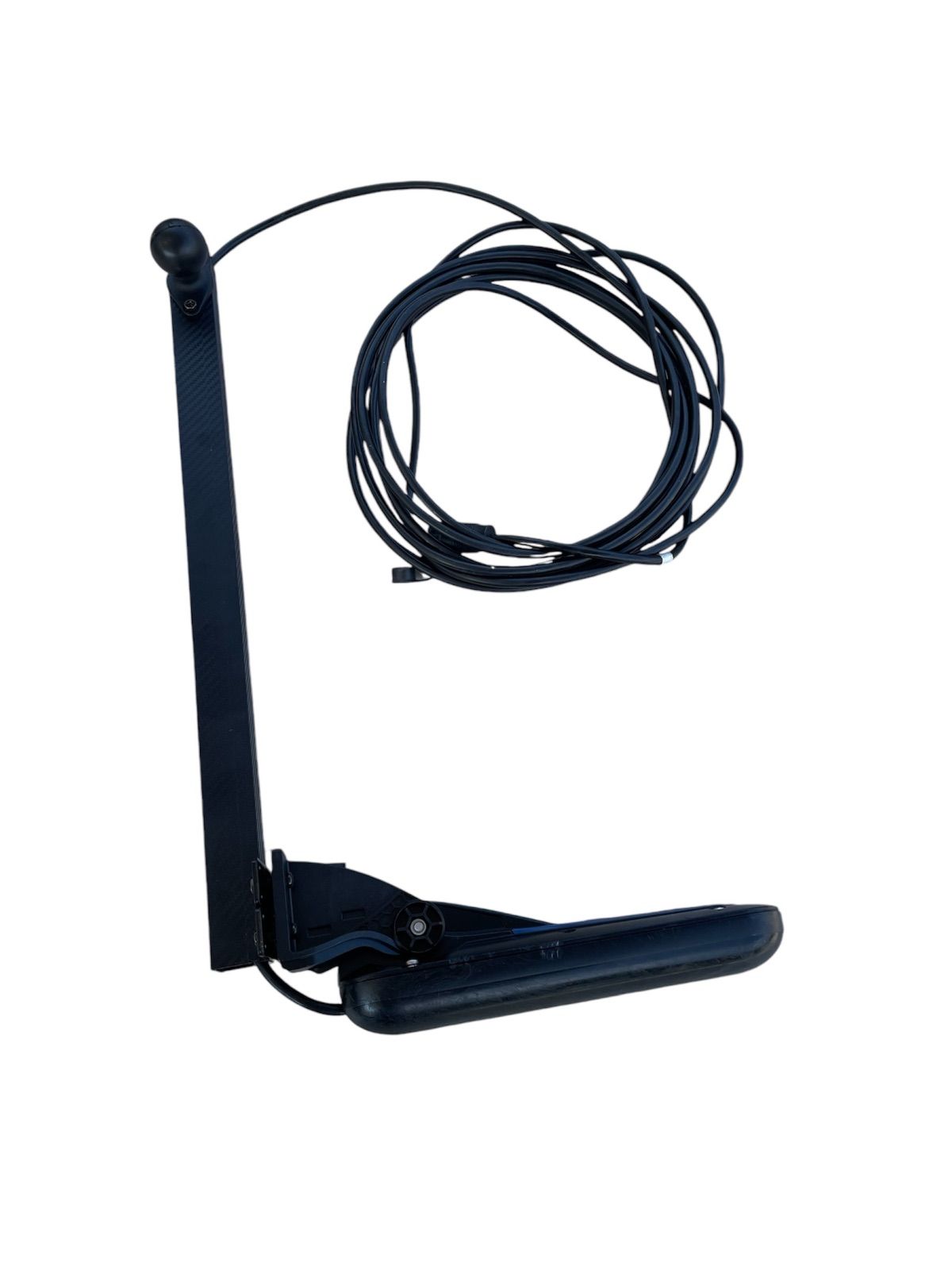 フルブラック 振動子サイドポール ガーミン ローランス ホンデックス ハミンバード レンタルボート 魚探 ラムマウント エレキ