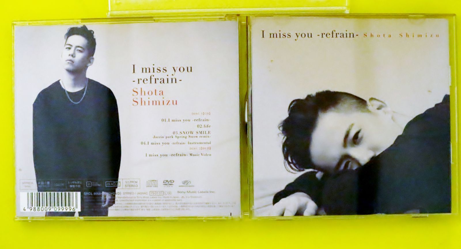 国内盤CD☆清水翔太/Shota Shimizu□ I miss you -refrain-(初回