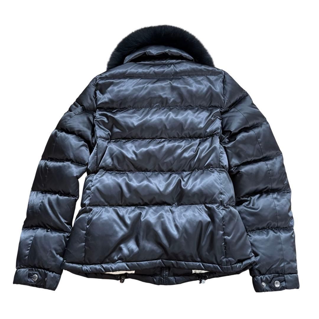 良品 PRADA プラダ フォックスファー 三角ロゴ ダウンジャケット