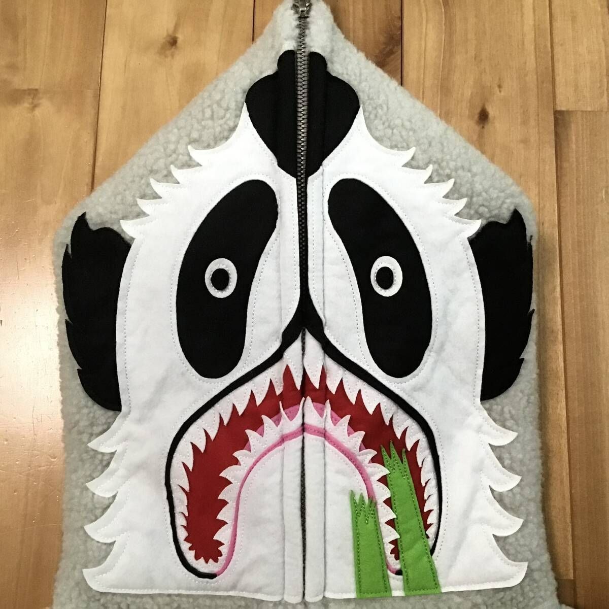ボア パンダ パーカー Sサイズ グレー Boa panda full zip hoodie a